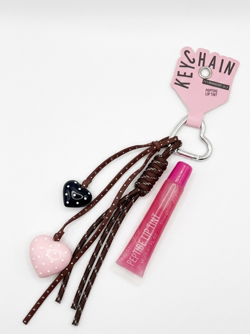 Peptide Lip Tint Key & Bag Charm